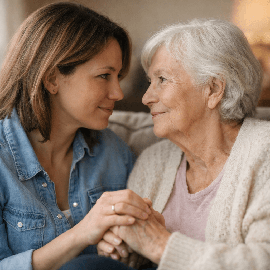 Wie spricht man mit einem Senior über die Notwendigkeit von Unterstützung?